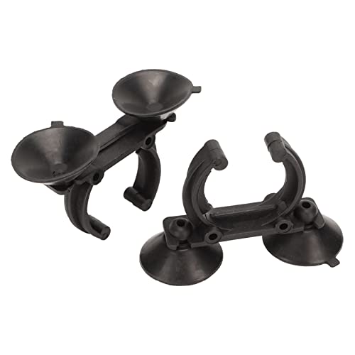 SUNGOOYUE Aquarium Suction Cup Clips Plastic Silicone Heater Holder 2Pcs 3.2cm Suction Cups for Fish Tank Airline Tubing Water Pipes and Underwater Light Fixing