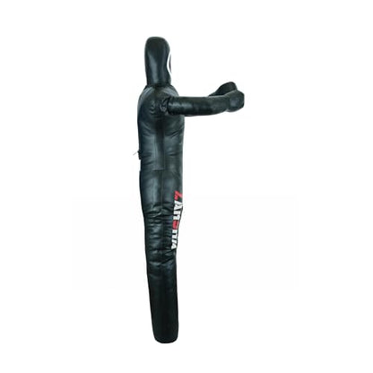 BJJ Wrestling Grappling Throwing Dummy Bag, Unfilled, PU Leather - size: 60 inches| 150cm|5 Feet