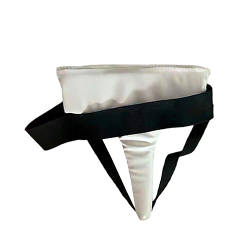 Protective Undergarment Cup Martial Art Groin Guard Suitable for Youth and Adults Engaged in High Impacts Combat Sports Combat Sports Groin Guard - color: White womens small