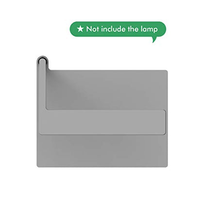 Extension Stand Holder for Flat Nano or Flat Nano Plus Aquarium LED Light, Fish Tank Plant Lamp, Adjustable Tank Mount, Extendable Bracket Fixture Kit (not including the lamp) (Silver) - color: Silver