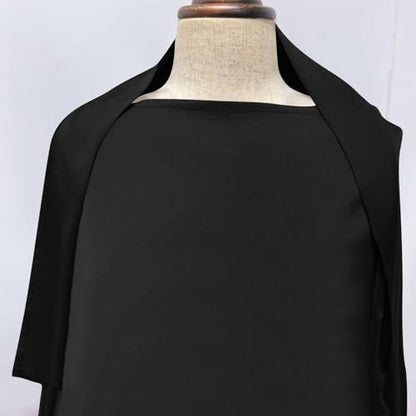 Lmdudan Girls Muslim Dress Hood Long Sleeve Prayer Dresses Robe Dubai Abaya 2026 Ramadan Kaftan Dress Kids 6-13 Years - color: Black, size: 12-13 Years