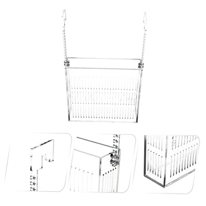 TOYANDONA Hanging Fish Breeding Box for Betta Fish Tank with Divider Easy to Clean Isolation Tank Increases Survival Rate Aquarium