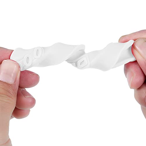 Frienda 50 Pcs Football Mouth Guards Bulk Youth Football Mouthpiece Sports Athletic Mouthguard Teeth Guard for Hockey Karate Basketball Boxing Lacrosse Rugby - color: White