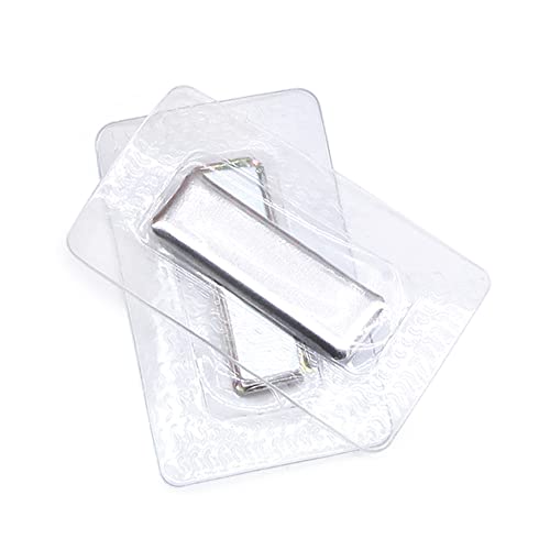 SEMINI Hidden Sew Magnetic Snap Invisible Hidden Sew in PVC Hidden Purse Closure for Fastener Handbag Cloth Clasp DIY Craft Sewing Tools (30x10mm) - size: 30x10mm,Rectangular
