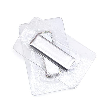 SEMINI Hidden Sew Magnetic Snap Invisible Hidden Sew in PVC Hidden Purse Closure for Fastener Handbag Cloth Clasp DIY Craft Sewing Tools (30x10mm) - size: 30x10mm,Rectangular