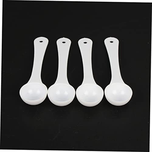 Zerodeko 30pcs Pet Medicine Scoops Accurate Gram Measuring Cups for Powdered Medication Lightweight Feeding Spoons for Pets for Fish Tanks and Animals