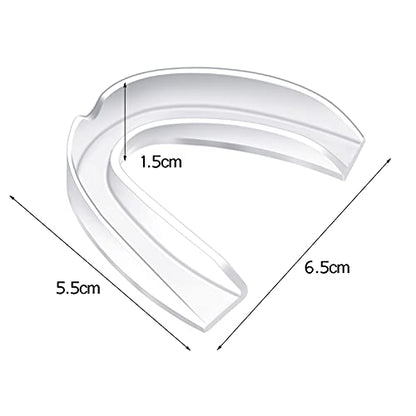 Nuanchu 30 Pack Sports Mouth Guard Athletic Moldable Mouth Guard Boxing Protection for Adult Hockey Football Basketball Lacrosse Boxing(Clear)