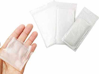 Drchoer PVA Bait Bags for Carp Fishing: 50pcs Water Soluble Bags for Solid Baits Carp Fishing Equipment Tackle - Small Medium Large - size: 3.15in x 6.30"