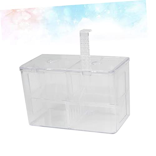 Generic Box Fish Aquarium Sponge Cup Hooks Feeder Catch Isolation Pour Tanks Pool Canister Air Crate Release Dividers Kit Net Pump Holder Transparent