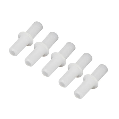 Kisangel 10Pcs Straight Air Connector Hose for Aquarium Air Pump Tubing Fish Tank Accessories Inline Oxygen Tubing Connectors
