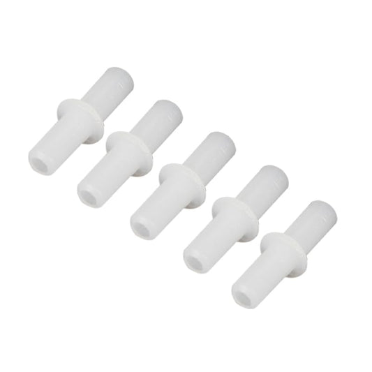 Kisangel 10Pcs Straight Air Connector for Aquarium Air Hose Tubing Inline Oxygen Connectors for Fish Tank Pump Accessories Aquarium Tube Repair and Extension Pet Supplies