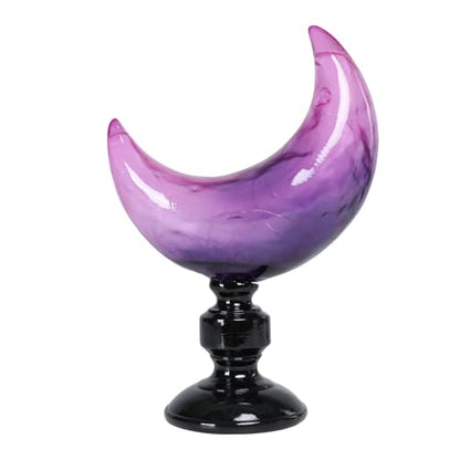 WONDER GARDEN Purple Crescent Moon Ramadan Lights Decorations, Led Moon Light Indoor, Ramadan Decorations for Halloween Home Bedroom Party Decoration or Gift
