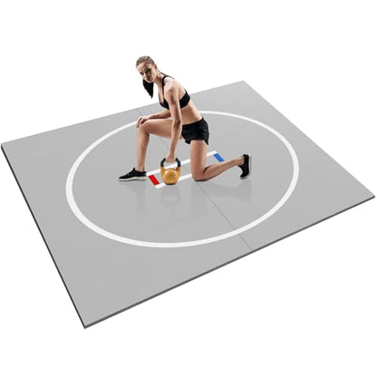 3M X 3M Home Rolling Up Mat Wear Resist Multi-Functional Training Blankets Anti-Slip for Grappling Martial Art Boxing Judo