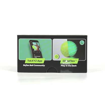 GlowFlex™ Boxing Reflex Ball with Headband & Counter App, Glow-in-the-Dark | Beginner-friendly larger ball, painless sink design & textured grip. Audio-counting App with seasonal prize events.
