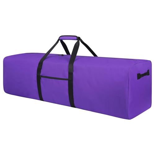 Urbanstand 48 inch Foldable Duffel Lock Zipper Travel Camp, Purple | 600D Water-Resistant Ripstop Polyester, Foldable Design, Padded Handle, Holds Tent, Tripod, Fishing Rod & Sports Equipment - color: Purple, size: 48 Inch
