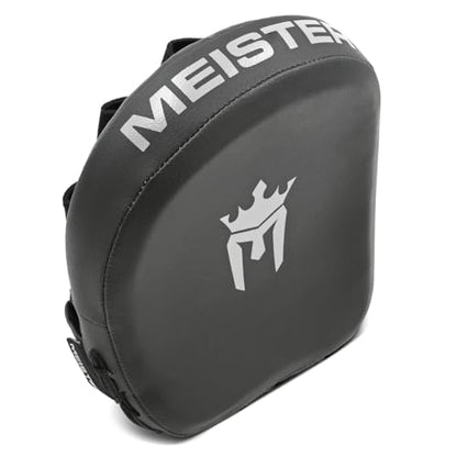 Meister 3D Armor Padded Target Mitts - Curved Micro Focus Pads for Boxing & MMA