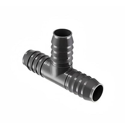 1 PVC Barb Fitting - SCH 40 Barbed Hose Tee for Tubing & Water Line - size: Gray 1 PVC Tee