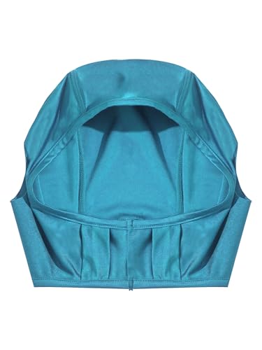 JEATHA Wrestling Hair Cap Cover Long Hair Net Slicker for Grappling, Training, Judo & Jiu Jitsu/BJJ - color: Light Blue
