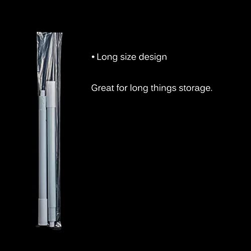 Long Plastic Sleeves 10x30 Inch 50 Pack Poster Poly Bags, 2 Mil Clear Flat Open Blueprint Storage Poster Tube for Large Narrow Items, Waterproof - style: 10X30-50pack