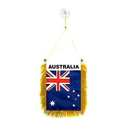 AZ FLAG Australia Pennant 4x6 in 100D Polyester Suction Cup - color: Australia