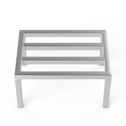 18 in X 24 in. Aquarium Stand | Industrial Style Aluminum Fish Tank Base with Open Frame Design - size: 18 W x 24 L x 12 H