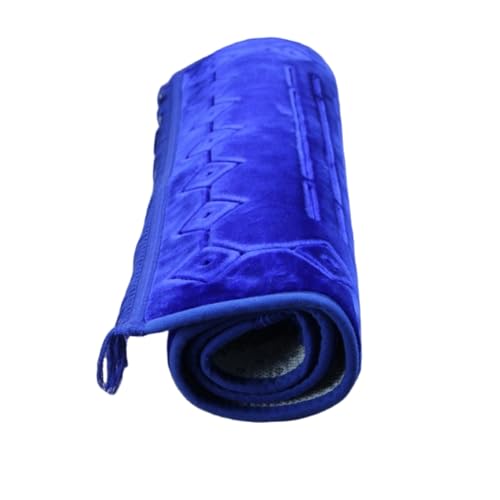 Thick Flannel Muslim Prayer Rug Embossed Turkish Prayer Carpet Islam Prayer Mat Rosary Beads for Men Women Islamic Janamaz Great Ramadan Eid Gift Elegant Sajadah with Tassel Salat Rug 80x120cm - color: Loyal Blue