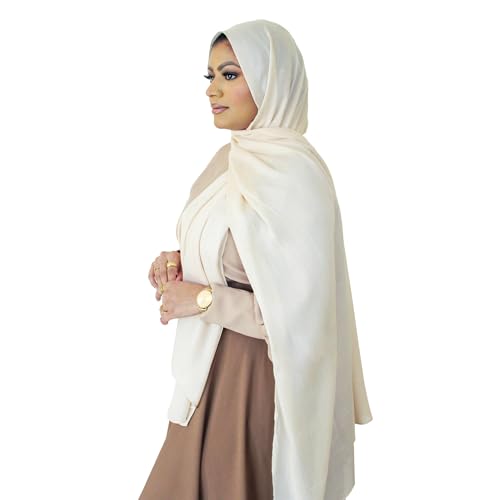 Modal Hijab for Women | Headscarf - color: Dove Modal - Plain Hijab