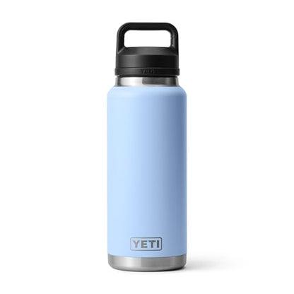 YETI Rambler 36 oz Bottle, Vacuum Insulated, Leakproof, Stainless Steel with Chug Cap - color: Big Sky Blue