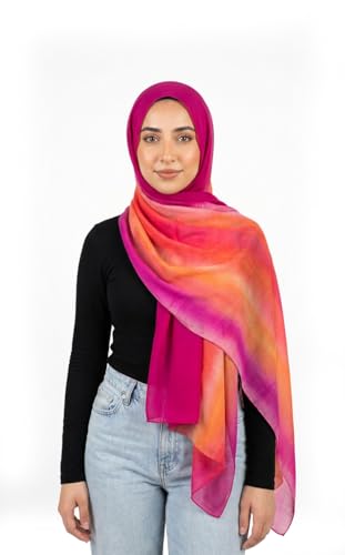 Stylish Premium Modal Viscose Hijabs for Women - color: Citrus Blush