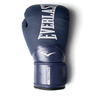 Everlast Elite 2 Boxing Gloves | Women, Men, Heavy Bag | Navy | 14oz | Pro Training, Multi-Layer Protection, Ventilated Palm