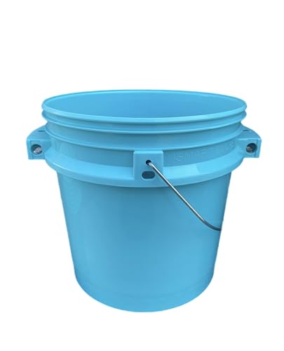 3.5 Gallon Aqua Ismart Bucket 6 Pack Without Lids - Sturdy and Reliable Utility Buckets