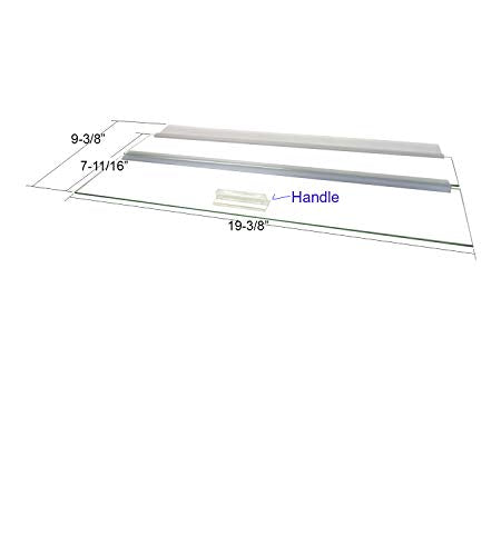 Single Piece Glass Canopy for 10R, 16R, 20XH Gallon Aquariums by Aquarium Masters, AM32010, for 20" Long x 10" Wide Aquarium Masters Aquariums with No Center Brace
