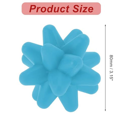 VOCOSTE Silicone Massage Ball, Fascia Massage Ball Tool for Trigger Point Pain Release, Foot Acupoint Trigger, Myofascial Massager for Exercise, Blue - color: Blue