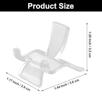10 Packs Acrylic Display Holder and Easel Stands, Small | For Crystal, Geodes, Rocks, Minerals, Agate, Fossil, Coral, Gemstone