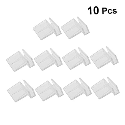 Happyyami 10pcs Acrylic Fish Tank Cover Holder Bracket for Support Practical Aquarium Rack for Fish Tank and Stability