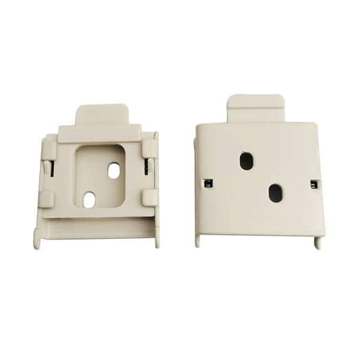 Shade Replacement Parts Mounting Bracket for Exterior Roller Shade,Outdoor Blind with Cover(Beige,2 Pcs) - color: Beige