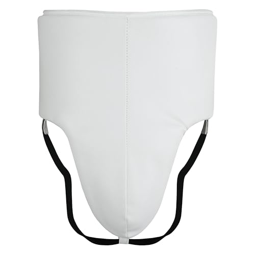 PFG Winning Groin Protectors - Boxing MMA Muay Thai Training Protection - color: White, size: Small-Medium