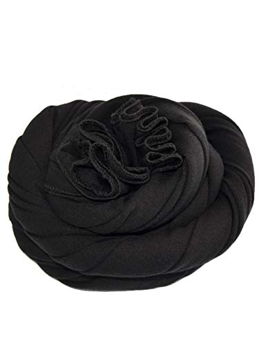 Jersey Hijab Scarfs for Women Head Scarf Muslim Head Wraps - color: Black