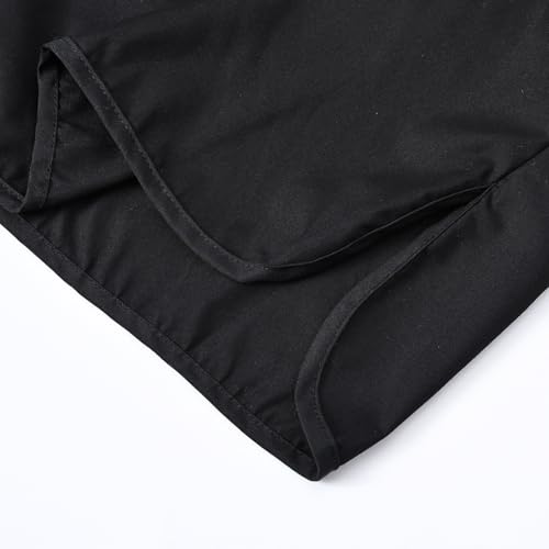 Boys Muslim Thobe Islamic Clothing Kids Muslim Prayer Clothes for Boys Eid Outfit Toddler Kaftan Ramadan Shirt Pants - color: Black, size: 7-8 Years