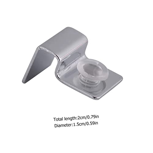 BESPORTBLE 8pcs Stainless Steel Support Bracket for Fish Tank Cover Tank Cover Holder Fixed Clips Clamp Multiple Betta Fish