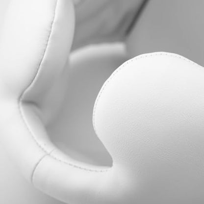 YOKKAO Premium Head Guard | Handmade Genuine Leather Headgear | Ideal for Muay Thai, Boxing, Kickboxing Sparring, Hard Training & Professional Competitions - color: White Training, size: Large
