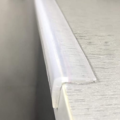 100% Silicone Clear Edge Protector Baby Proofing Furniture Guard, 6FT | Pre-Taped Adhesive Table Corner Guards, Flexible for Child Safety, Wall Cabinets Counter Bumper, 5/8" Depth - size: 6 Foot (Pack of 1)