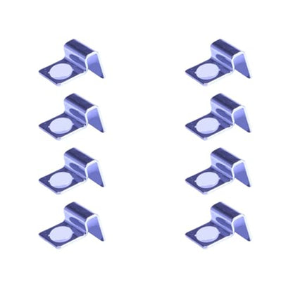 Peiiwdc 8pcs Stainless Steel Aquarium Cover Clip Optional Thickness Lid Clamps Brackets for Fishtanks Aquarium Lid Clamps - size: 5mm