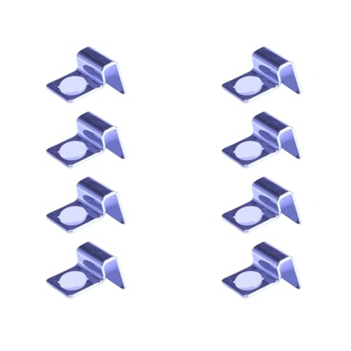 Peiiwdc 8pcs Stainless Steel Aquarium Cover Clip Optional Thickness Lid Clamps Brackets for Fishtanks Aquarium Lid Clamps - size: 5mm
