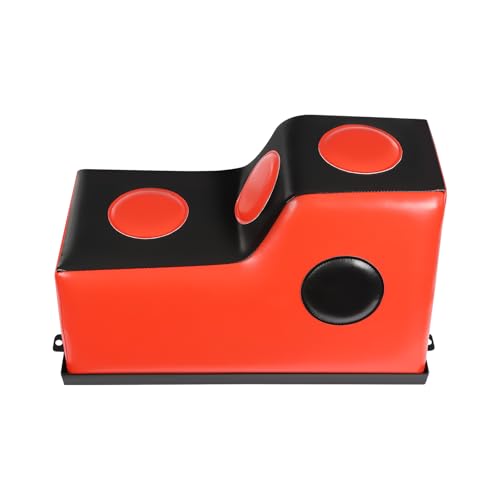 Wall Boxing Punching Pad, Wall Mount Uppercut Boxing Heavy Bag - color: Red+Black