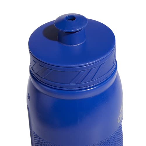 adidas 750 ML (28 oz) Stadium Refillable Plastic Sport Water Bottle - color: Bold Blue/Silver Metallic