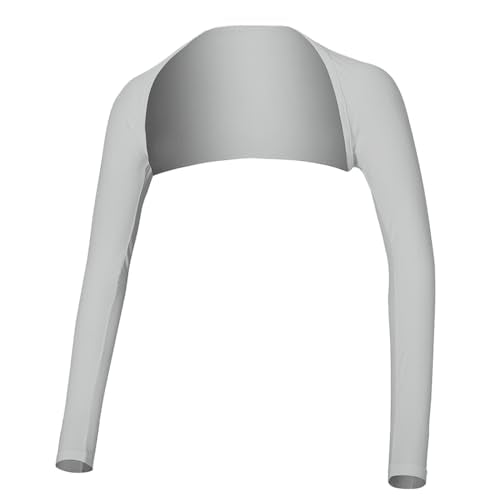 Advanced Cooling Shawl Arm Sleeve Sun Protection Comfortable & Breathable for Women Men - color: Grey, size: Small