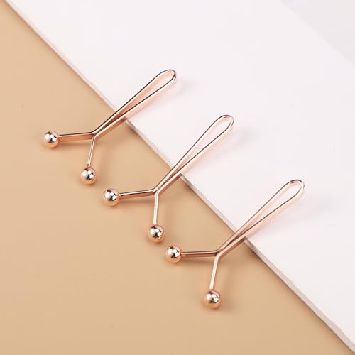 24pcs Hijab Pins for Women, Fashion Exquisite Shawl Scarf Clip Muslim Hijab Clips Safety Brooch Pin Buttons for Women Headscarf Wedding Dress Sweater Jewelry Accessories (Rose Gold) - color: Rose Gold
