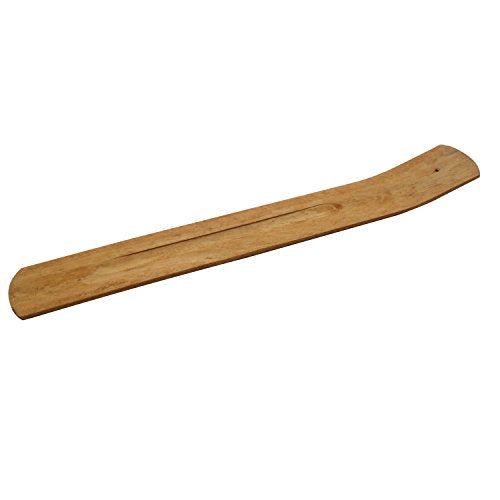 TRENDBOX 30pcs Handmade Plain Wood Wooden Incense Stick Holder Burner Ash Catcher Natural Design Buddhist - size: 30 pcs