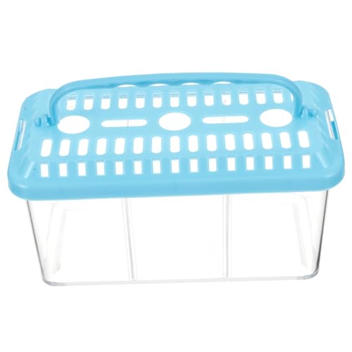 TOYANDONA Transparent Fish Breeding Tank Isolation Box Removable Divider for Betta Fish Safe Feeding System for Breeding and Isolation Aquariums